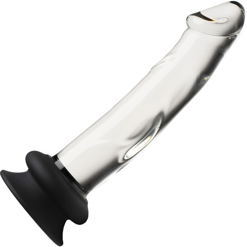 Pleasure Crystals 7.6" Glass Dildo With Suction Cup