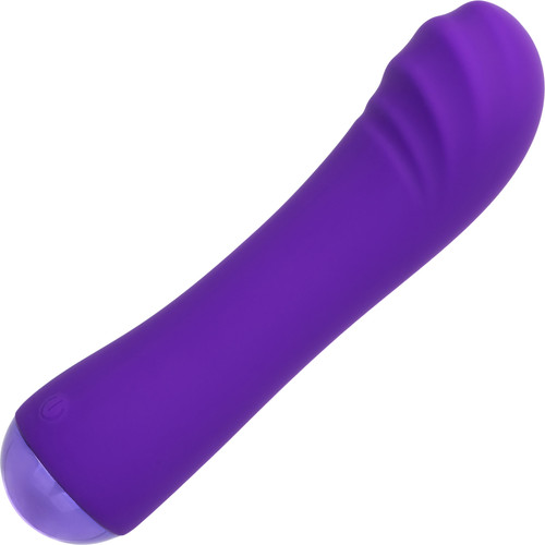 Thicc Chubby Buddy Rechargeable Waterproof Silicone G-Spot Vibrator By CalExotics - Purple