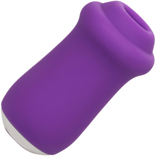 Sugar Rush Silicone Pressure Wave Clitoral Suction Stimulator With Vibration By CalExotics - Purple