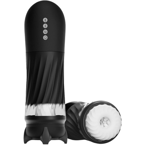 Tracy’s Dog Steelcan Automatic Stroker Penis Masturbator - Black