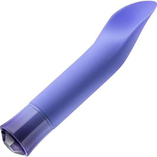 Oh My Gem Enrapture Rechargeable Waterproof Silicone Warming Clitoral Vibrator By Blush - Tanzanite