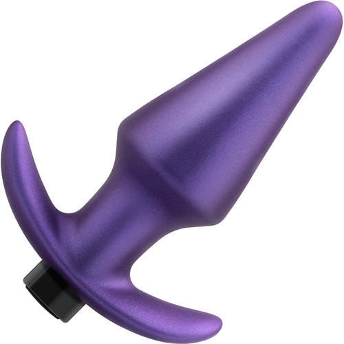 Anal Adventures Matrix Interstellar Silicone Rechargeable Vibrating Butt Plug By Blush - Astro Violet