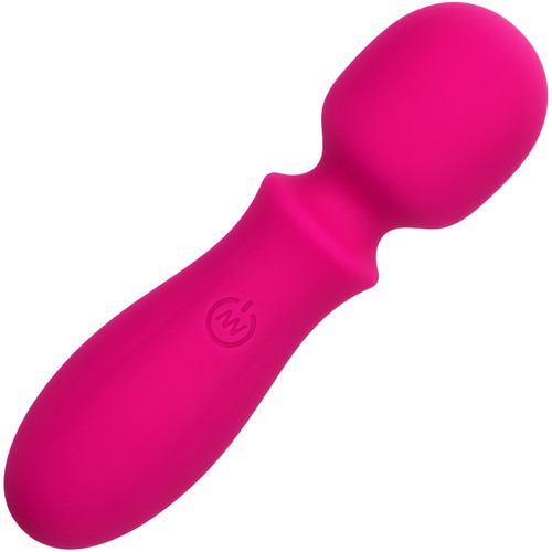 Bliss Liquid Silicone Mini Wand Rechargeable Waterproof Vibrator - Pink