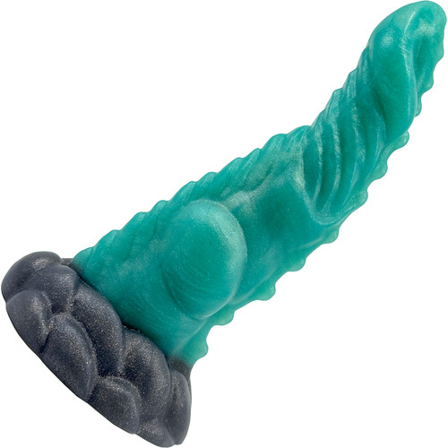 Raw Love Studio Tatsuya 7.5" Silicone Fantasy Dildo - Malachite