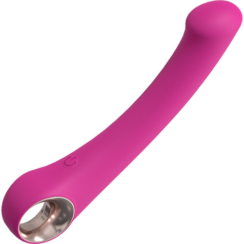 Loveline Luscious Rechargeable Waterproof Silicone G-Spot Vibrator - Pink