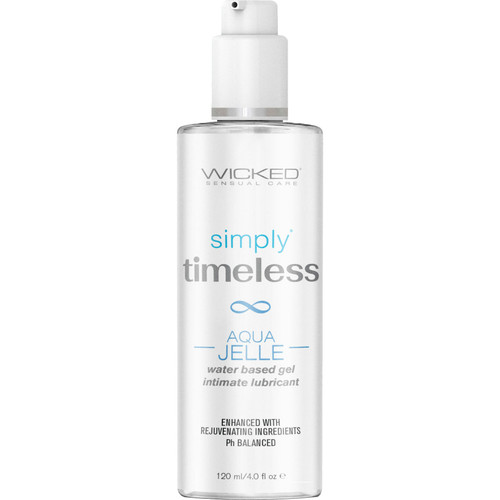 Simply Timeless Aqua Jelle Water Based Gel Personal Lubricant 4 fl oz