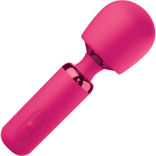 JimmyJane Exona Flexible Rechargeable Silicone Vibrating Wand - Pink