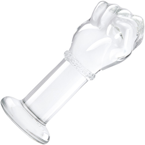 Gläs 5" Glass Fist Butt Plug - Clear