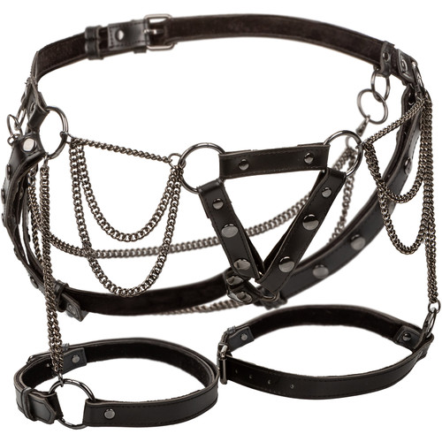 Euphoria Collection Plus Size Thigh Harness With Chains By CalExotics