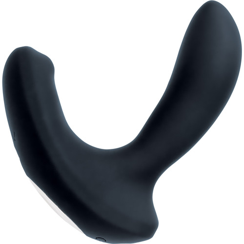 VOLT Rechargeable Silicone Vibrating Dual Motor Prostate & Perineum Massager By VeDO - Black