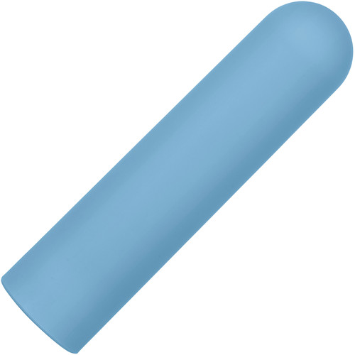 Turbo Buzz Rounded Bullet Rechargeable Waterproof Vibrator By CalExotics - Blue