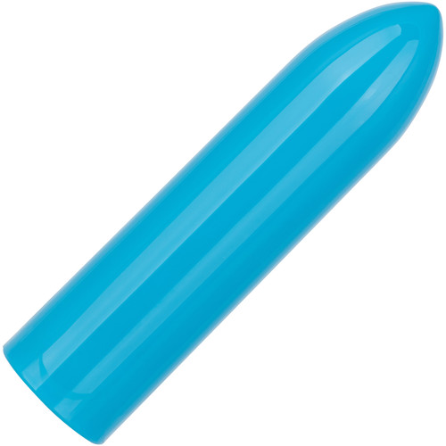Turbo Buzz Classic Bullet Rechargeable Waterproof Vibrator By CalExotics - Blue