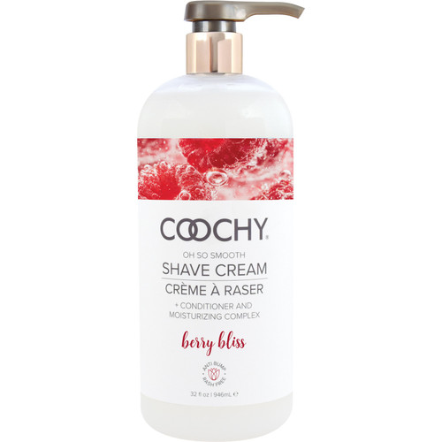 COOCHY Oh So Smooth Shave Cream - Berry Bliss 32 oz (946 mL)