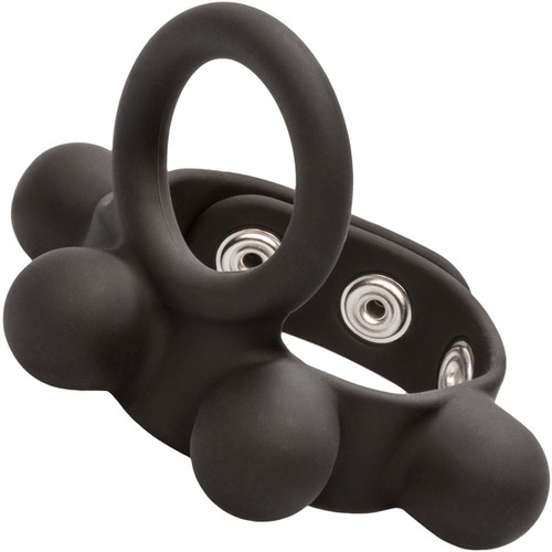 Super Soft Silicone Ball Stretcher By Tantus - Onyx