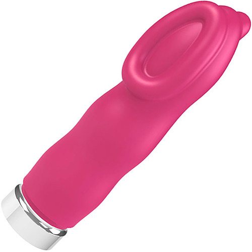 LUV Plus Rechargeable Silicone Vibrator by VeDO - Foxy Pink