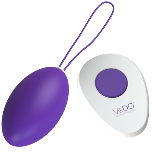 Peach Remote Vibrating Egg by VeDO - Into You Indigo