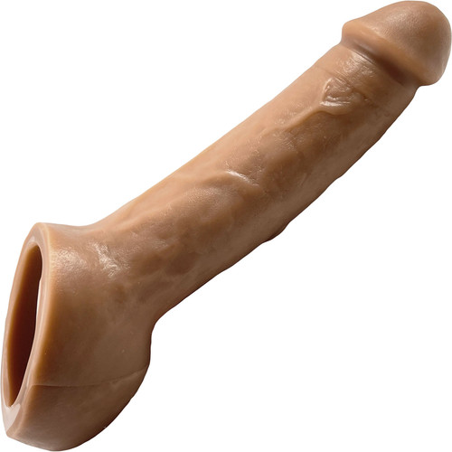 Ride On Silicone Penis Extender By Vixen - Caramel