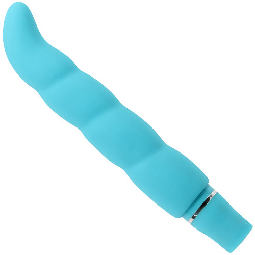Luxe Purity G Silicone G-Spot Vibrator by Blush Novelties - Aqua