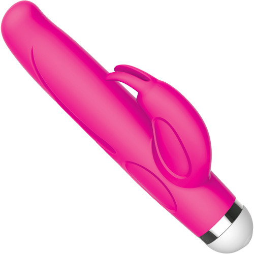 Mini Rabbit Silicone Rechargeable Vibrator by The Rabbit Company - Hot Pink
