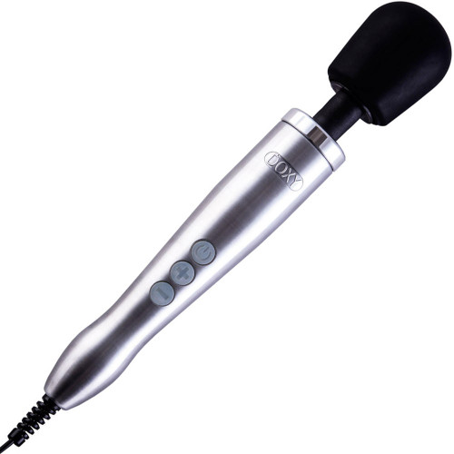 Doxy Die Cast Extra Powerful Massage Wand Vibrator - Brushed Metal