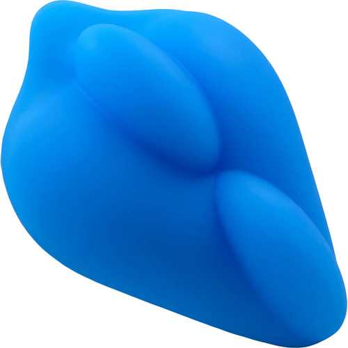 Bumpher Soft Silicone Dildo Base for Harness Play By Banana Pants - Sea Blue