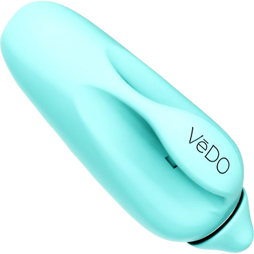 VIVI Rechargeable Silicone Finger Vibrator by VeDO - Turquoise