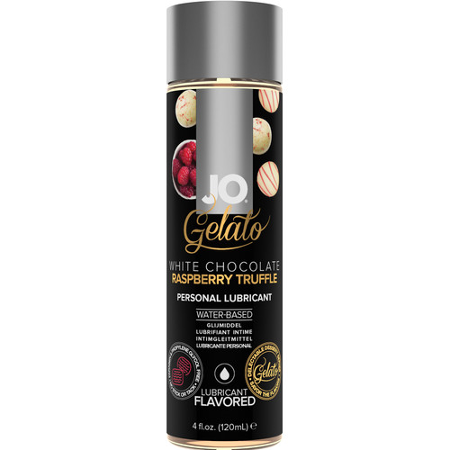 JO Gelato White Chocolate Raspberry Truffle Water Based Personal Lubricant 4 fl oz