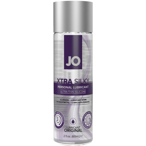JO XTRA Silky Ultra-Thin Silicone Based Personal Lubricant 2 fl oz