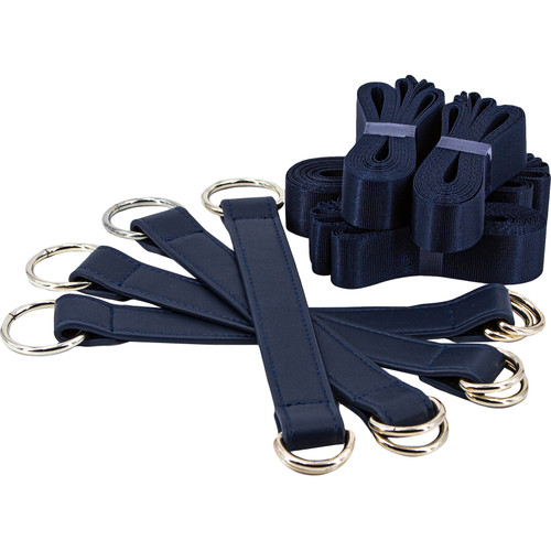 Bondage Couture Tie Down Straps By NS Novelties - Blue