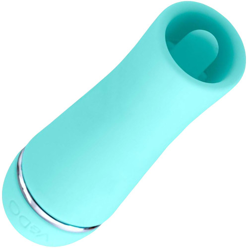 LIKI Rechargeable Silicone Clitoral Flicker Vibrator By VeDO - Tease Me Turquoise