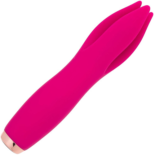 Tulip Rechargeable Silicone Waterproof Clitoral Vibrator By Nu Sensuelle - Magenta
