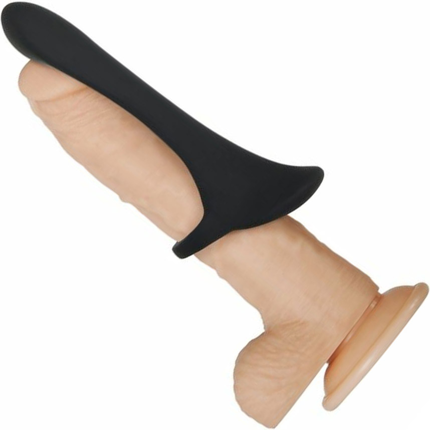 Zero Tolerance Cock Armor Silicone Waterproof Rechargeable Vibrating Girth Enhancer With Dildo