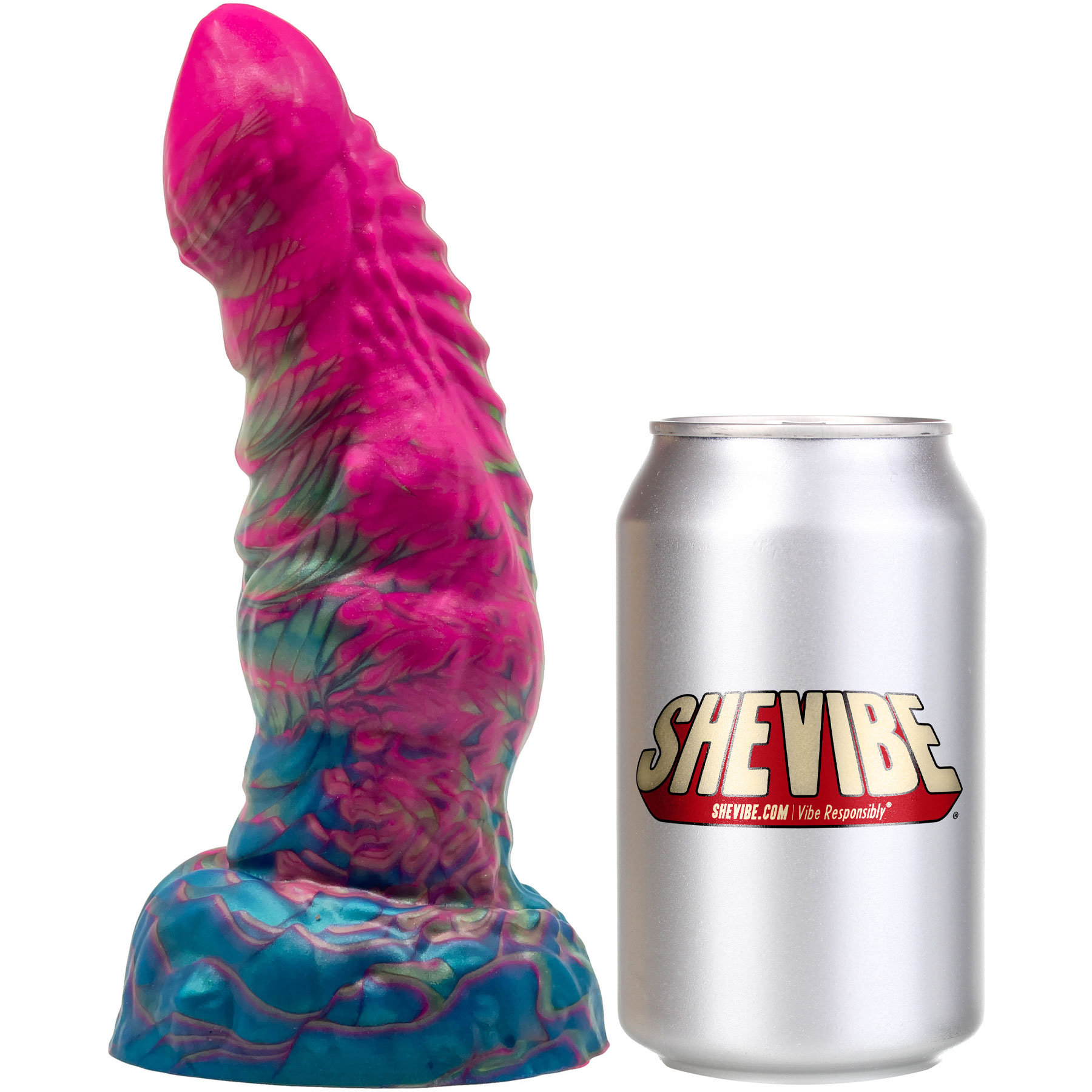 The Ardor Dragon Of Lust And Love 8" Medium Silicone Fantasy Dildo By Uberrime - Measurements