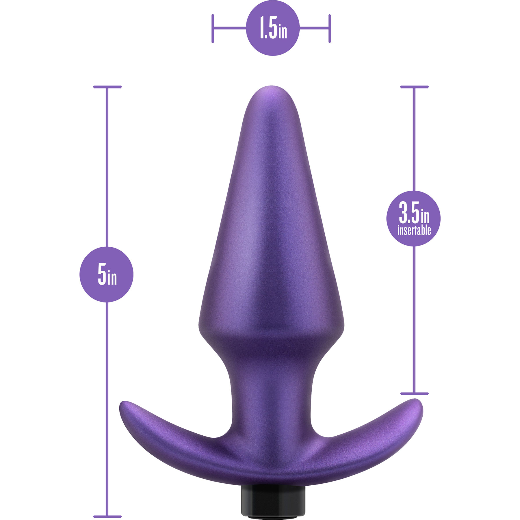 Anal Adventures Matrix Interstellar Butt Plug Measurements