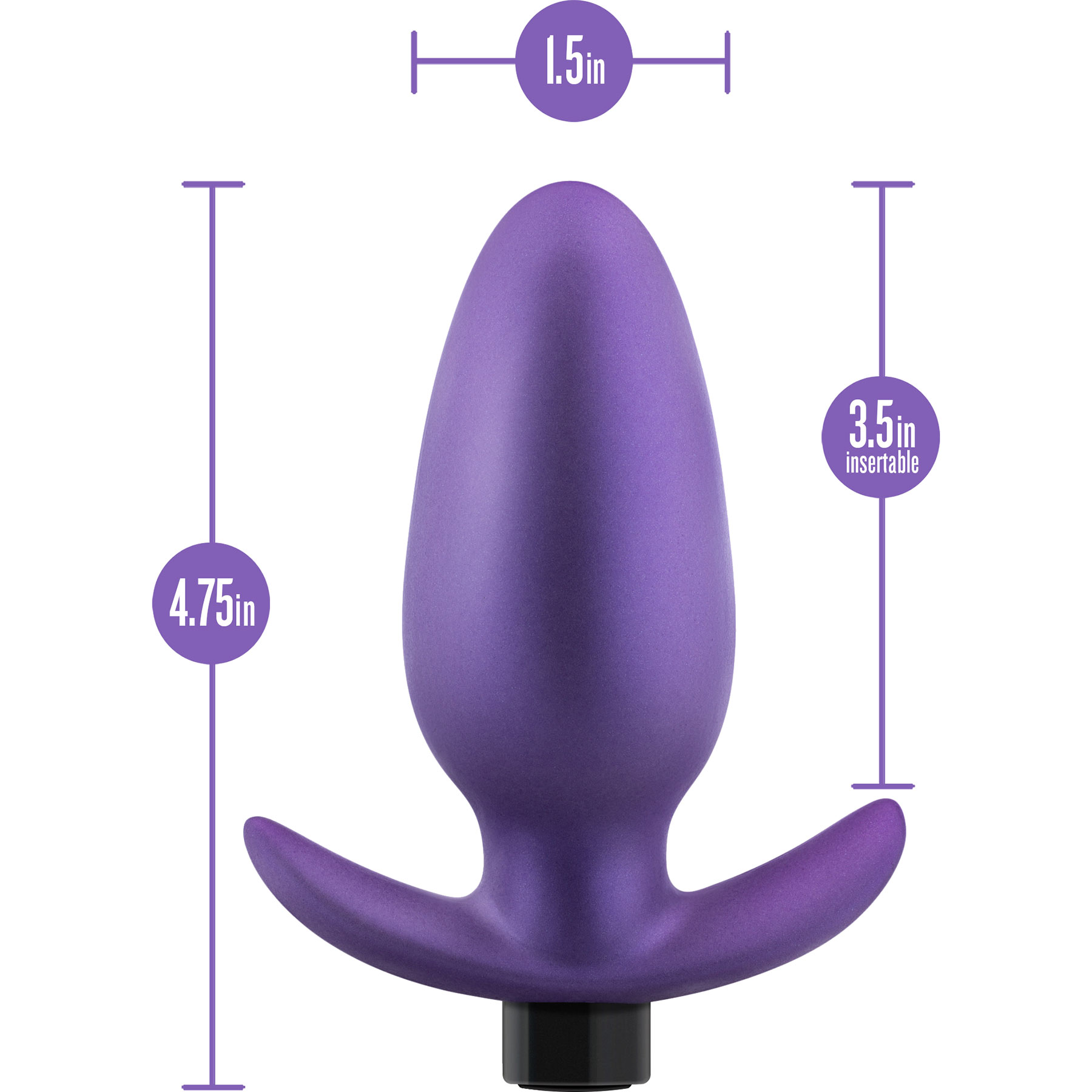 Anal Adventures Matrix Excelsior Plug Measurements