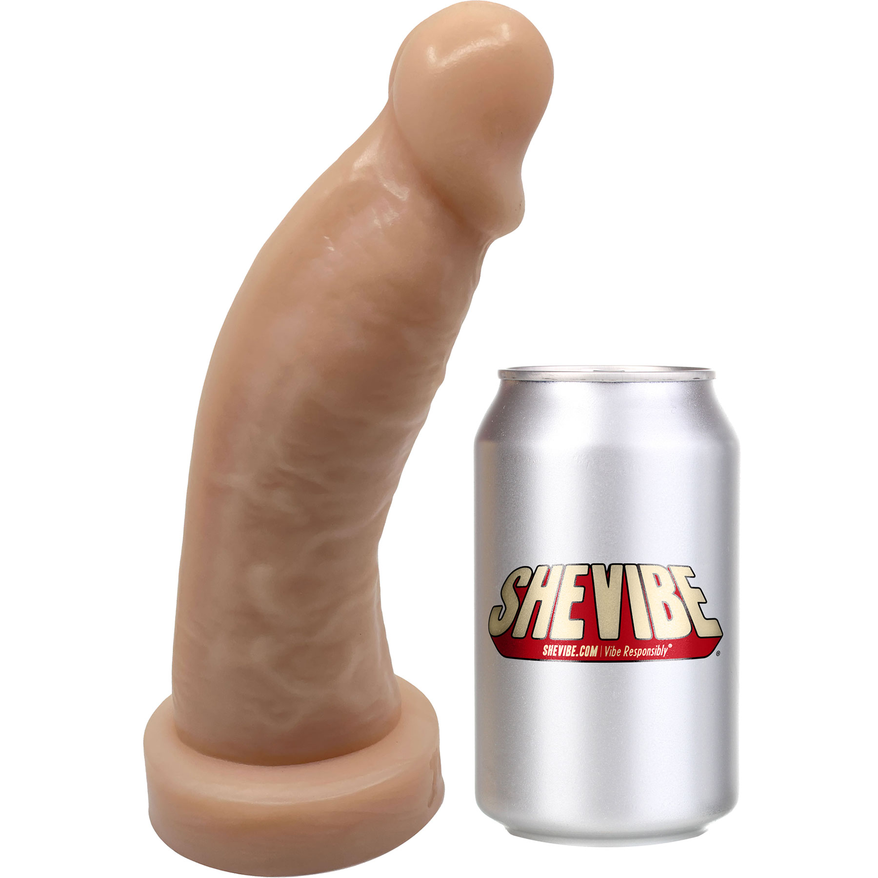 BIG Daddy Diedrich XL 9.25" Platinum Silicone Realistic Dildo By Dee's Big Daddies - Measurements