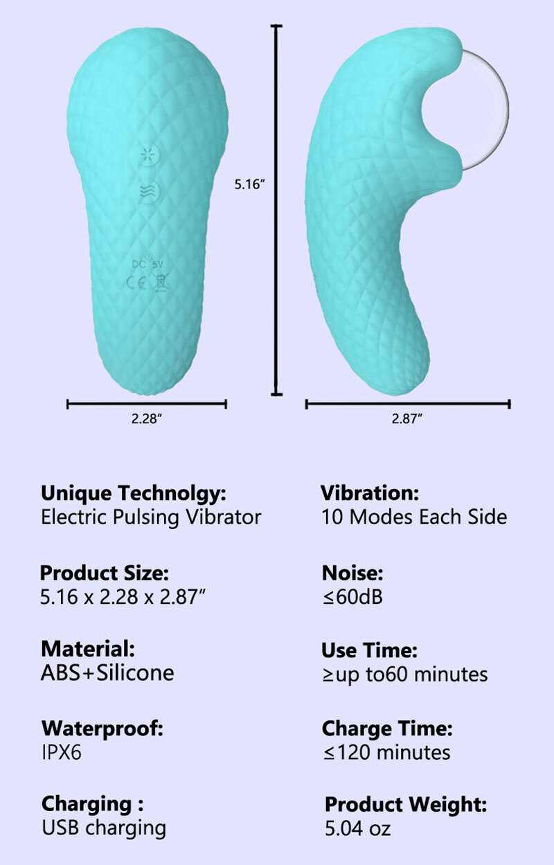 Dragon's Eye Plasma Ball Vibrator - Measurements