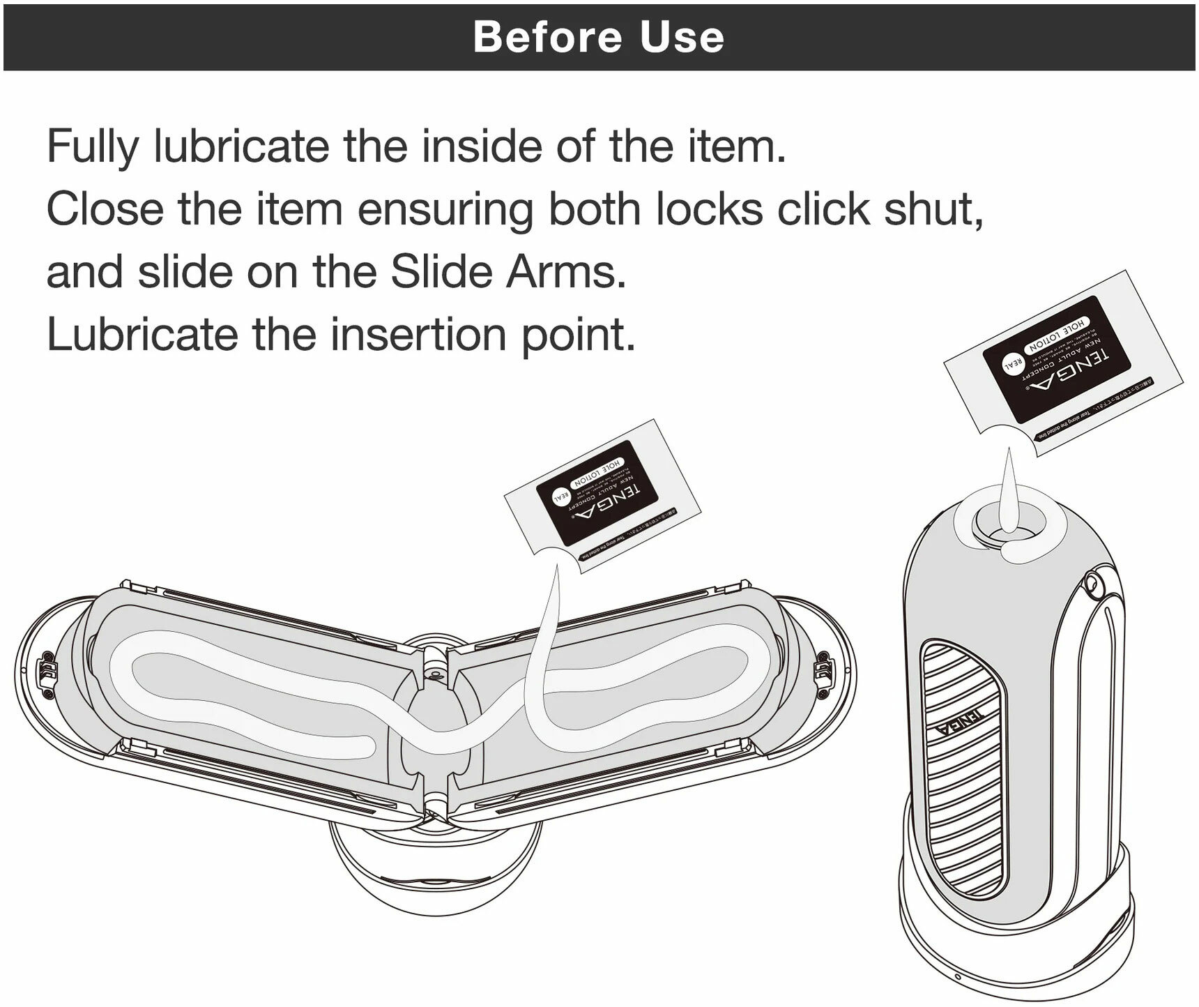 Tenga Flip 0 (Zero) Gravity EV Vibrating Penis Masturbator - Before Use