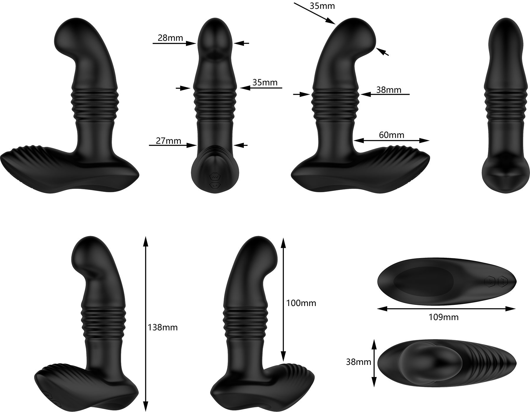 Nexus Thrust Prostate Edition Measurements