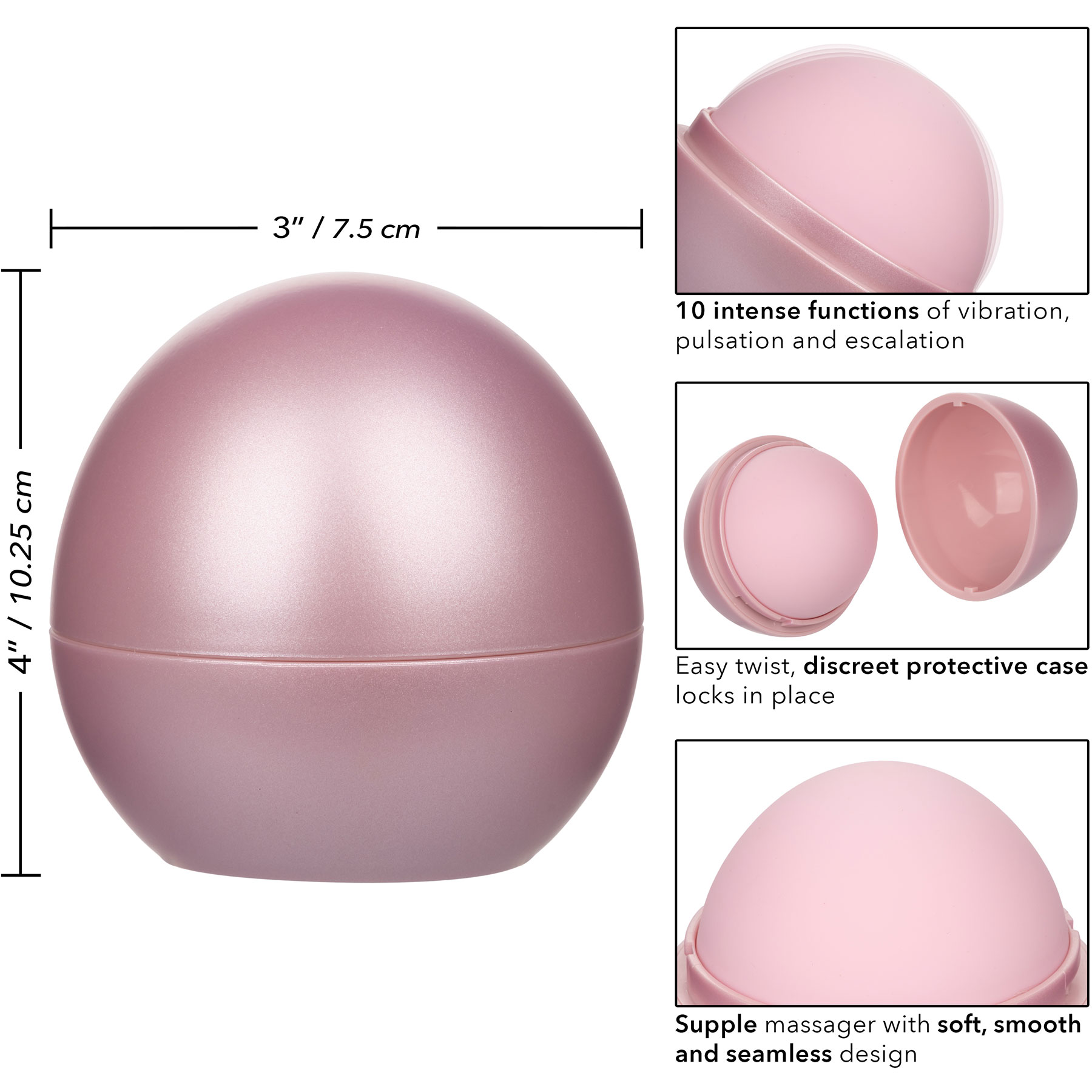 Opal Smooth Massager - Measurements