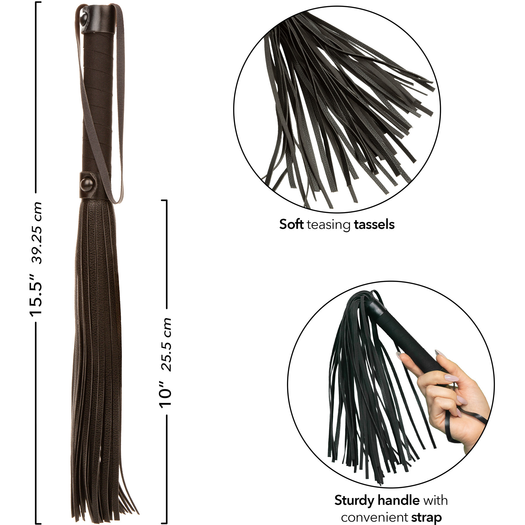 Nocturnal Collection Flogger - Measurements