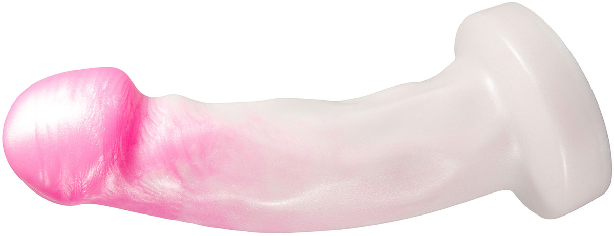 Splendid Dual-Density 6.5" Silicone Dildo By Uberrime - Side View