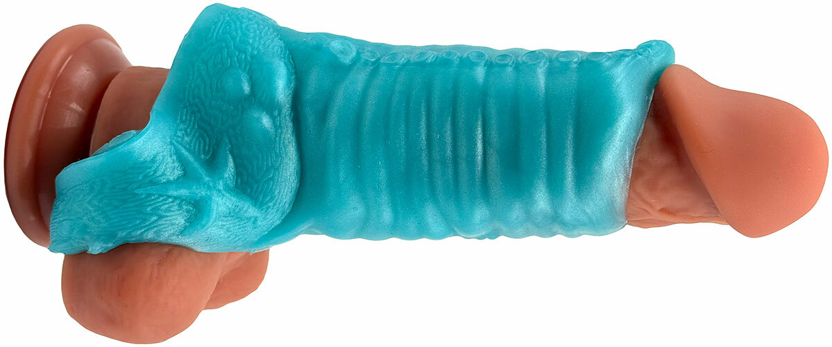 Uncover Creations Tentacle Penis Sheath - Image Of Sheath On Dildo