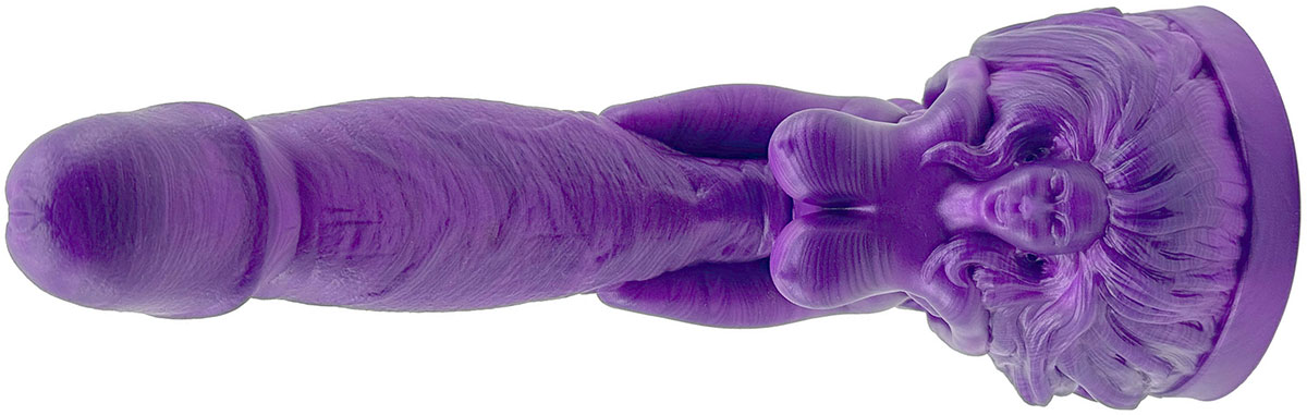 The Siren 9" Silicone Fantasy Dildo With Grinder - Top View