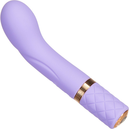 Pillow Talk Racy Silicone Rechargeable G-Spot Mini Vibrator - Purple/R