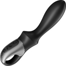 Satisfyer Heat Climax App Enabled Rechargeable Warming 12-Function Vibrating Anal Probe - Black