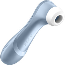 Satisfyer Pro 2 Pressure Wave Rechargeable Waterproof Silicone Clitoral Stimulator - Blue