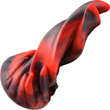 Hell Kiss Twisted Tongues 7.4" Silicone Suction Cup Dildo By Creature Cocks