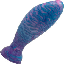 The Suavis 4.25" Small Silicone Vaginal Plug By Uberrime - Deep Ocean