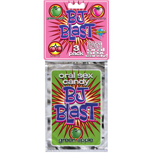 Bj Blast Oral Sex Candy Assorted Flavors 3 Pack